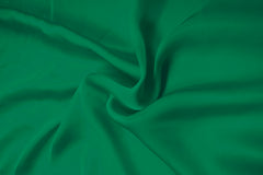 Jade Green Plain Dyed Satin Georgette Fabric