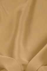 Light Beige Plain Dyed Satin Georgette Fabric