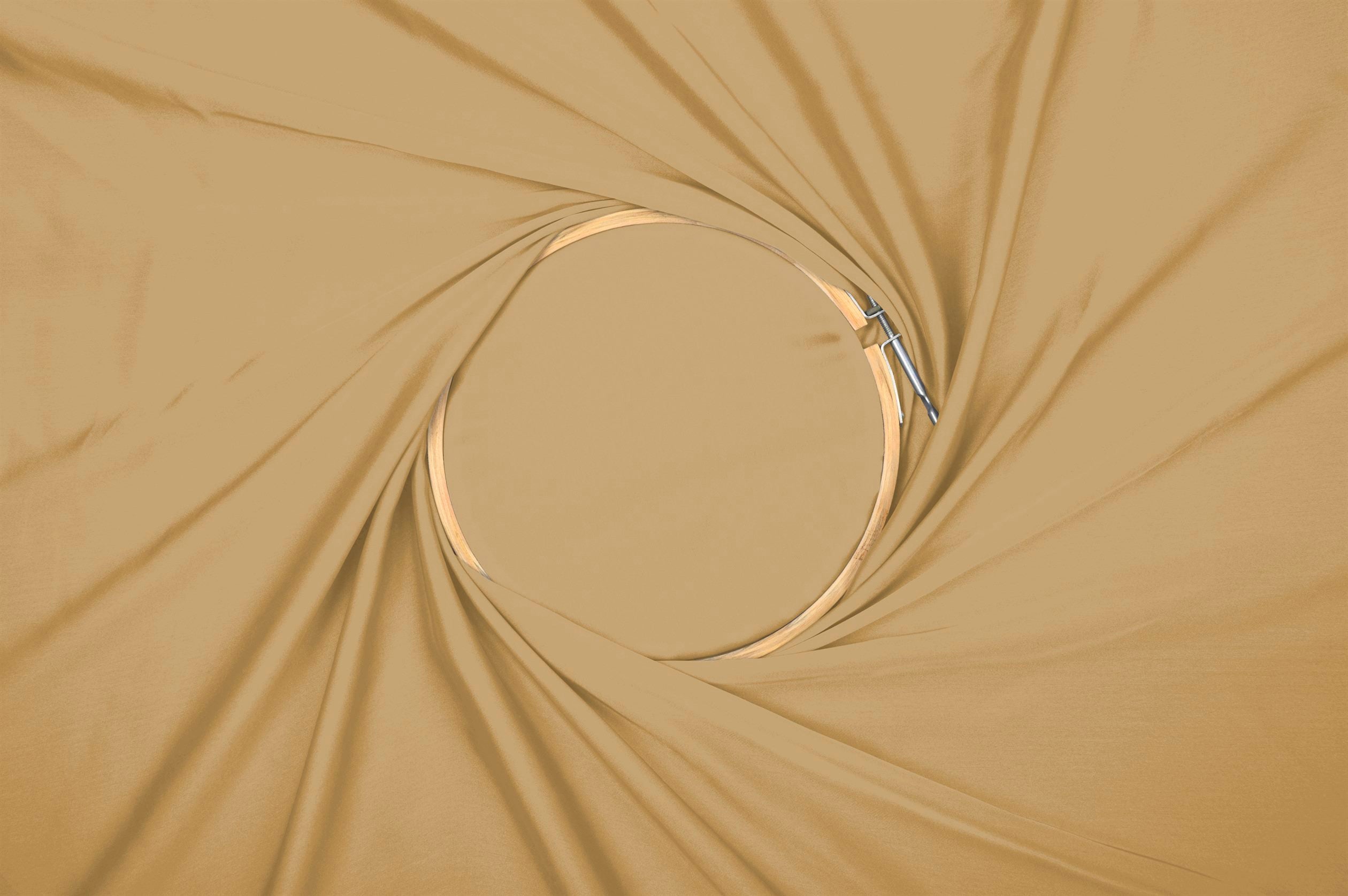 Light Beige Plain Dyed Satin Georgette Fabric