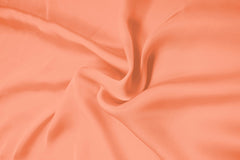 Light Peach Plain Dyed Satin Georgette Fabric