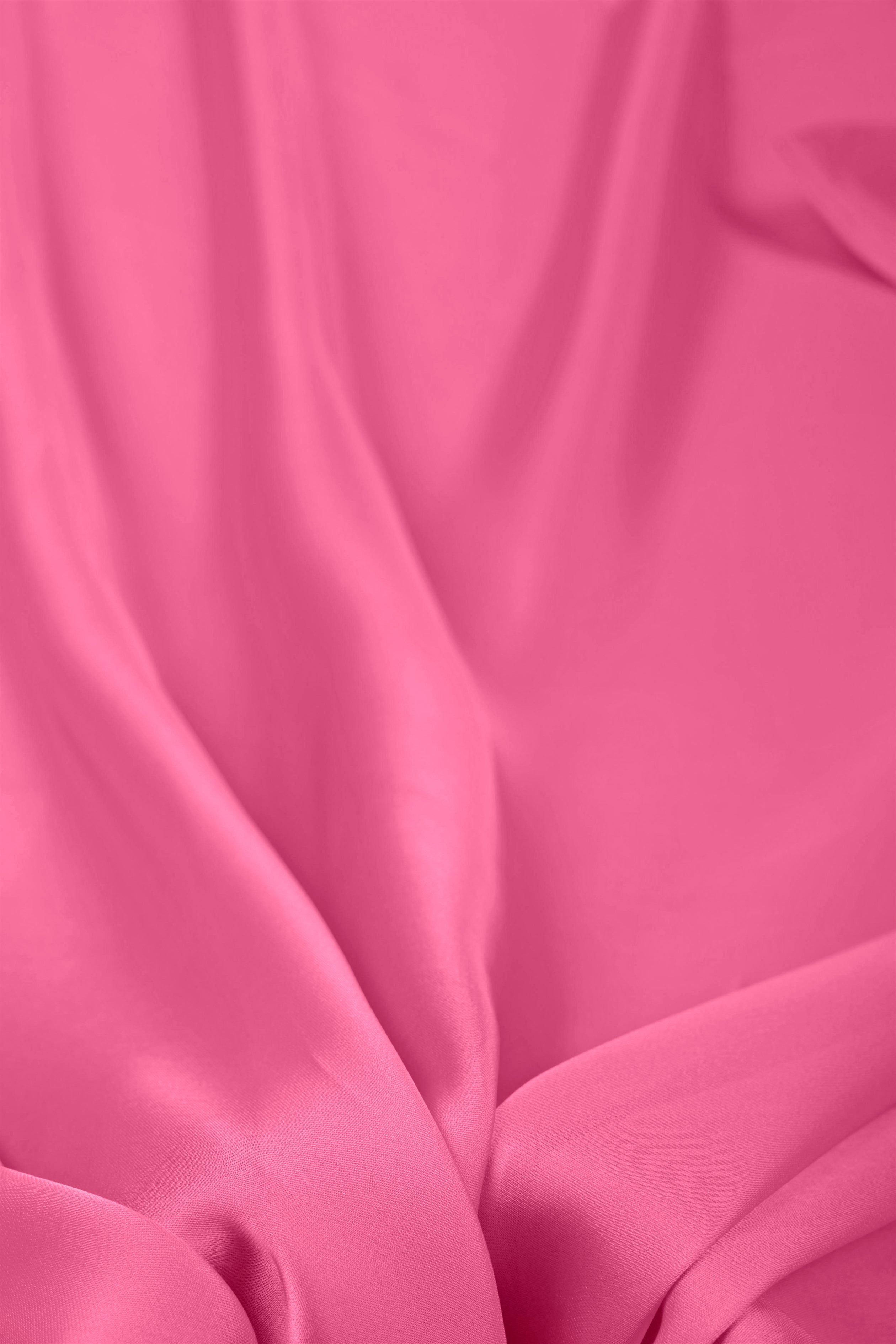 Light Pink Plain Dyed Satin Georgette Fabric