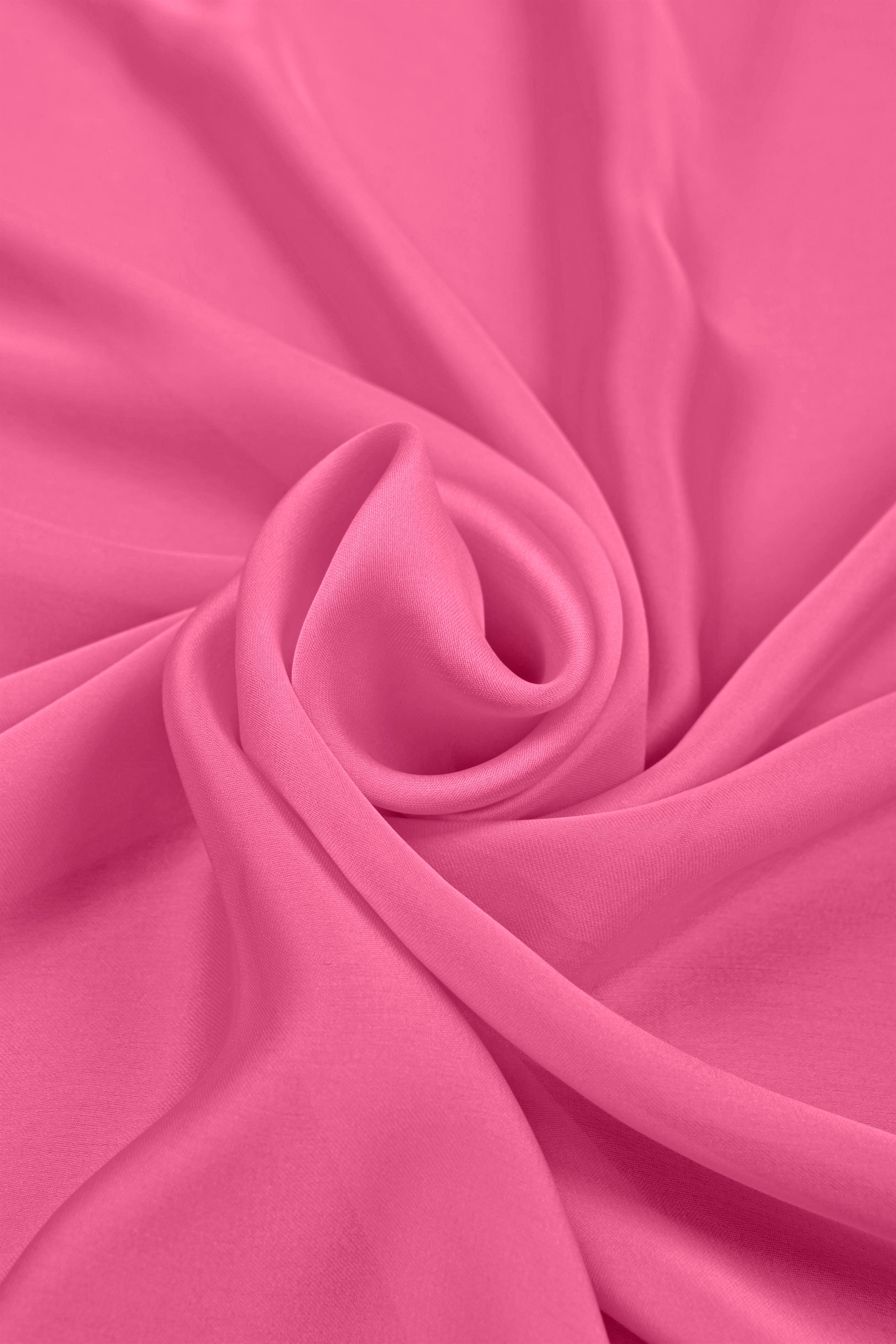 Light Pink Plain Dyed Satin Georgette Fabric