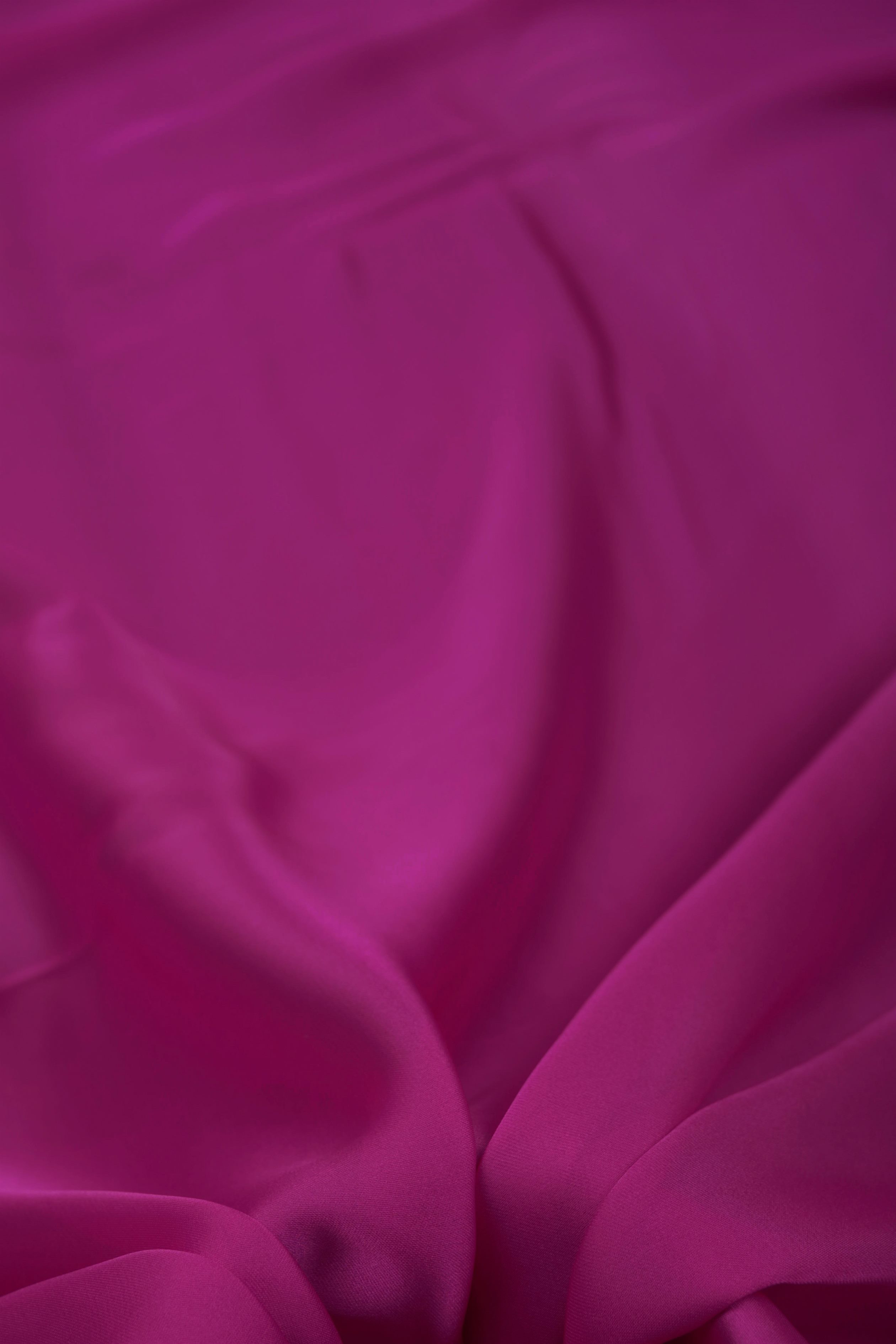 Magenta Plain Dyed Satin Georgette Fabric