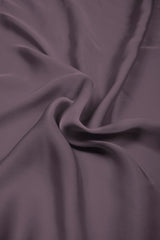 Mauve Purple  Plain Dyed Satin Georgette Fabric
