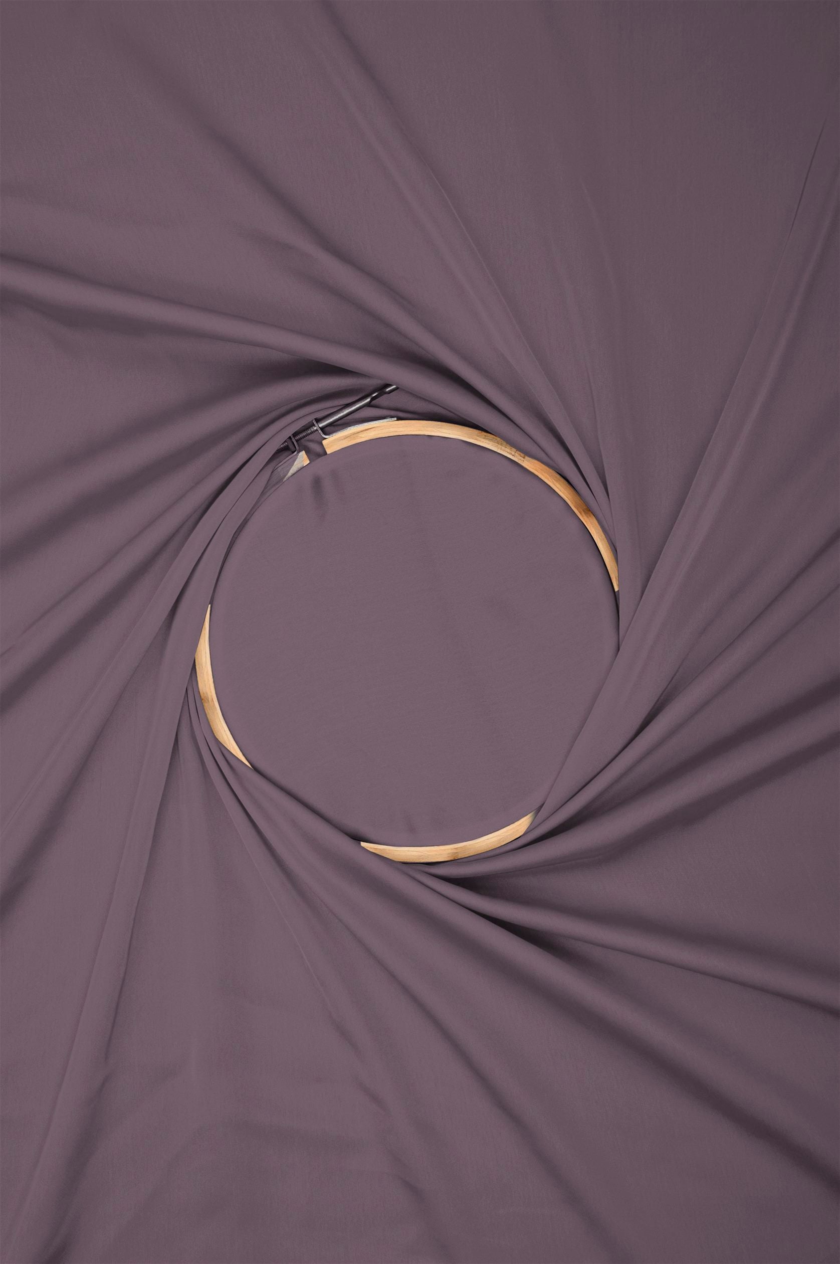 Mauve Purple  Plain Dyed Satin Georgette Fabric