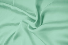 Mint Plain Dyed Satin Georgette Fabric