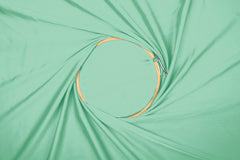 Mint Plain Dyed Satin Georgette Fabric