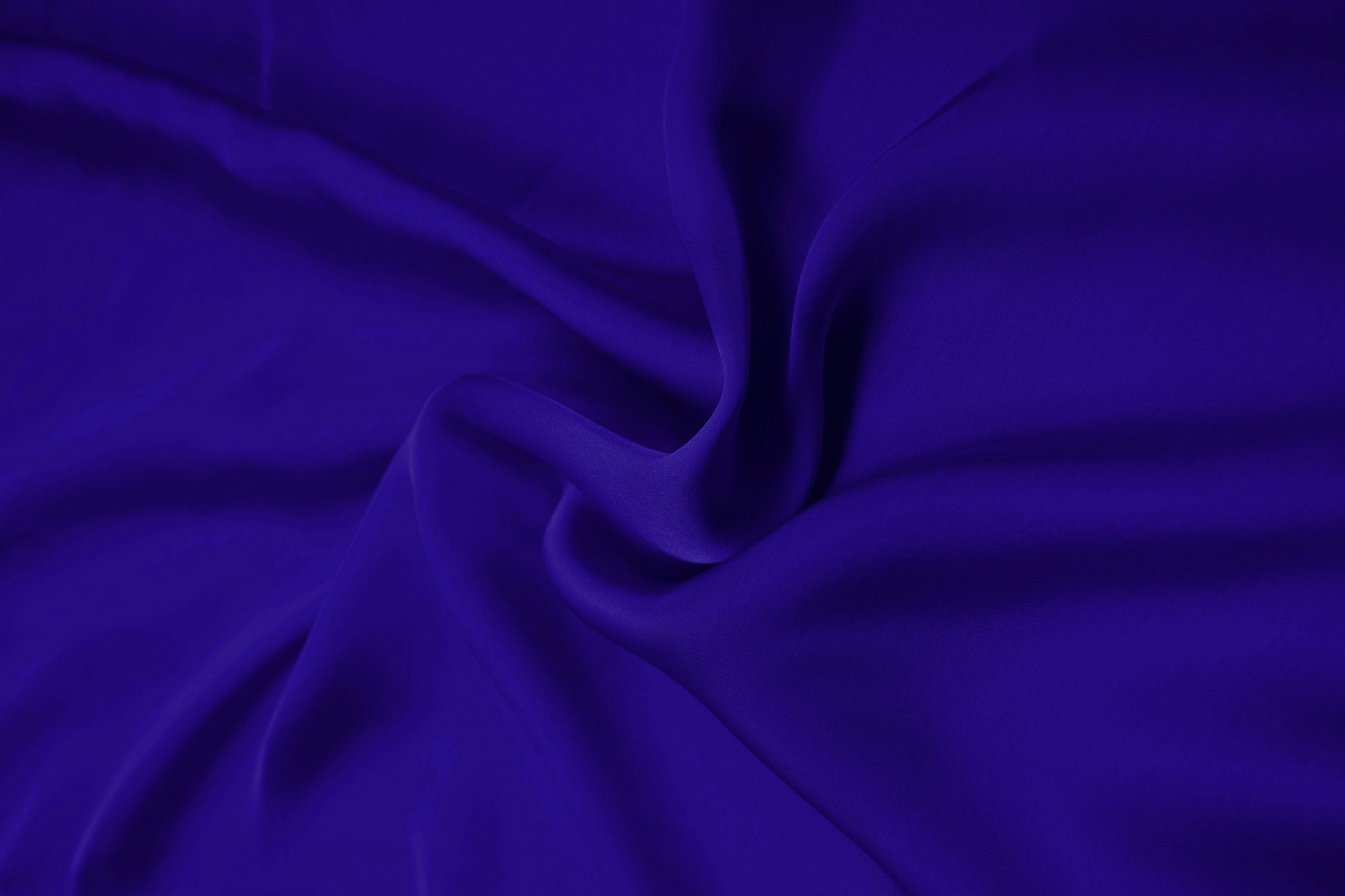 Navy Blue Plain Dyed Satin Georgette Fabric