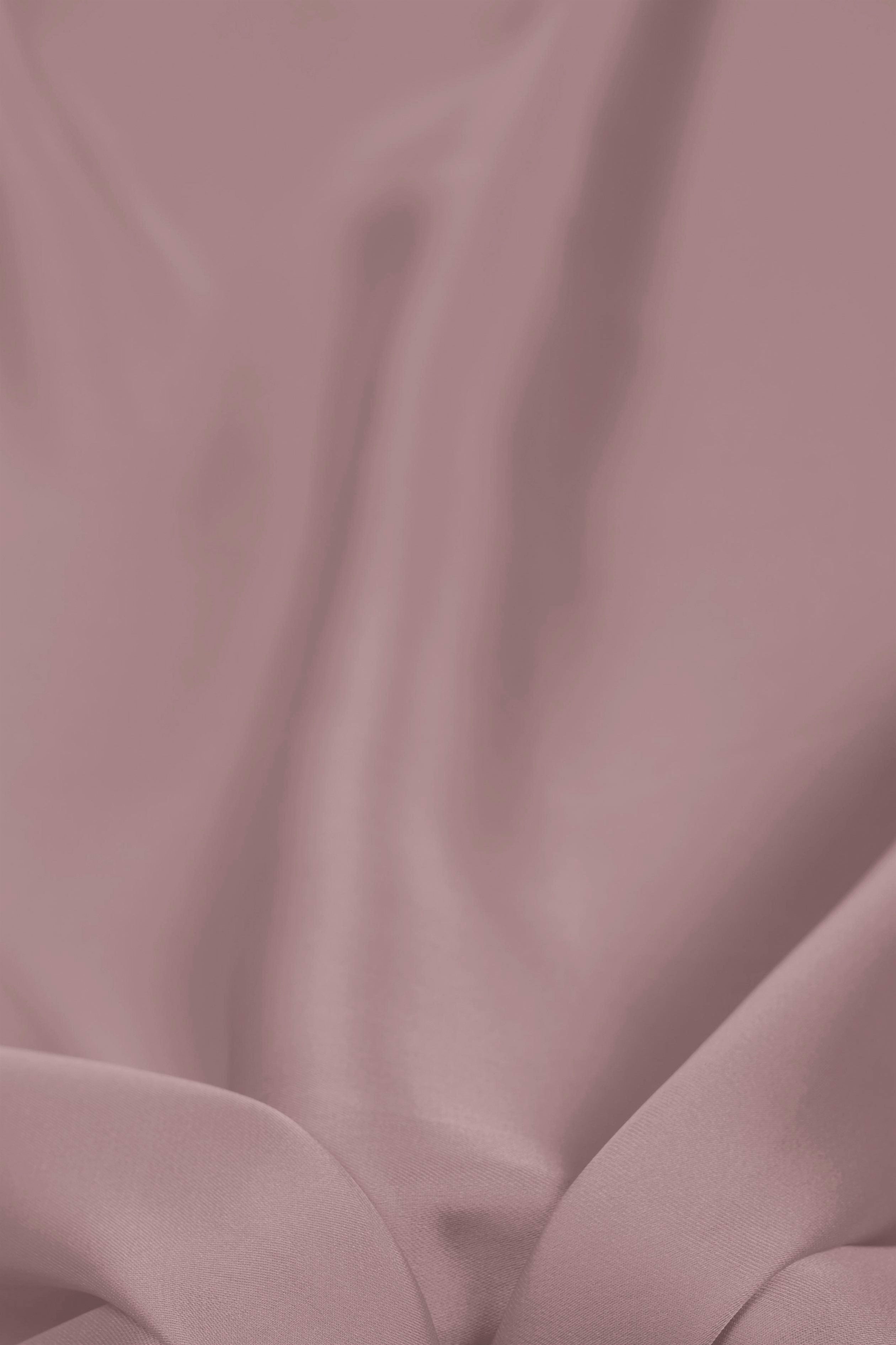 Pastel Pink Plain Dyed Satin Georgette Fabric