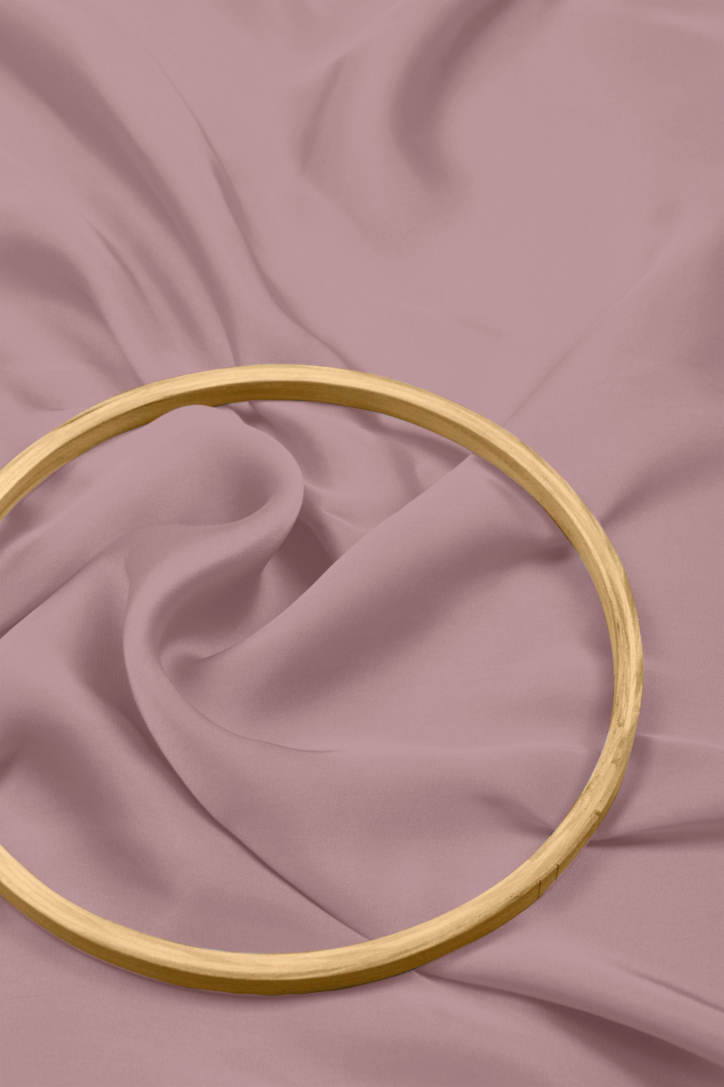 Pastel Pink Plain Dyed Satin Georgette Fabric