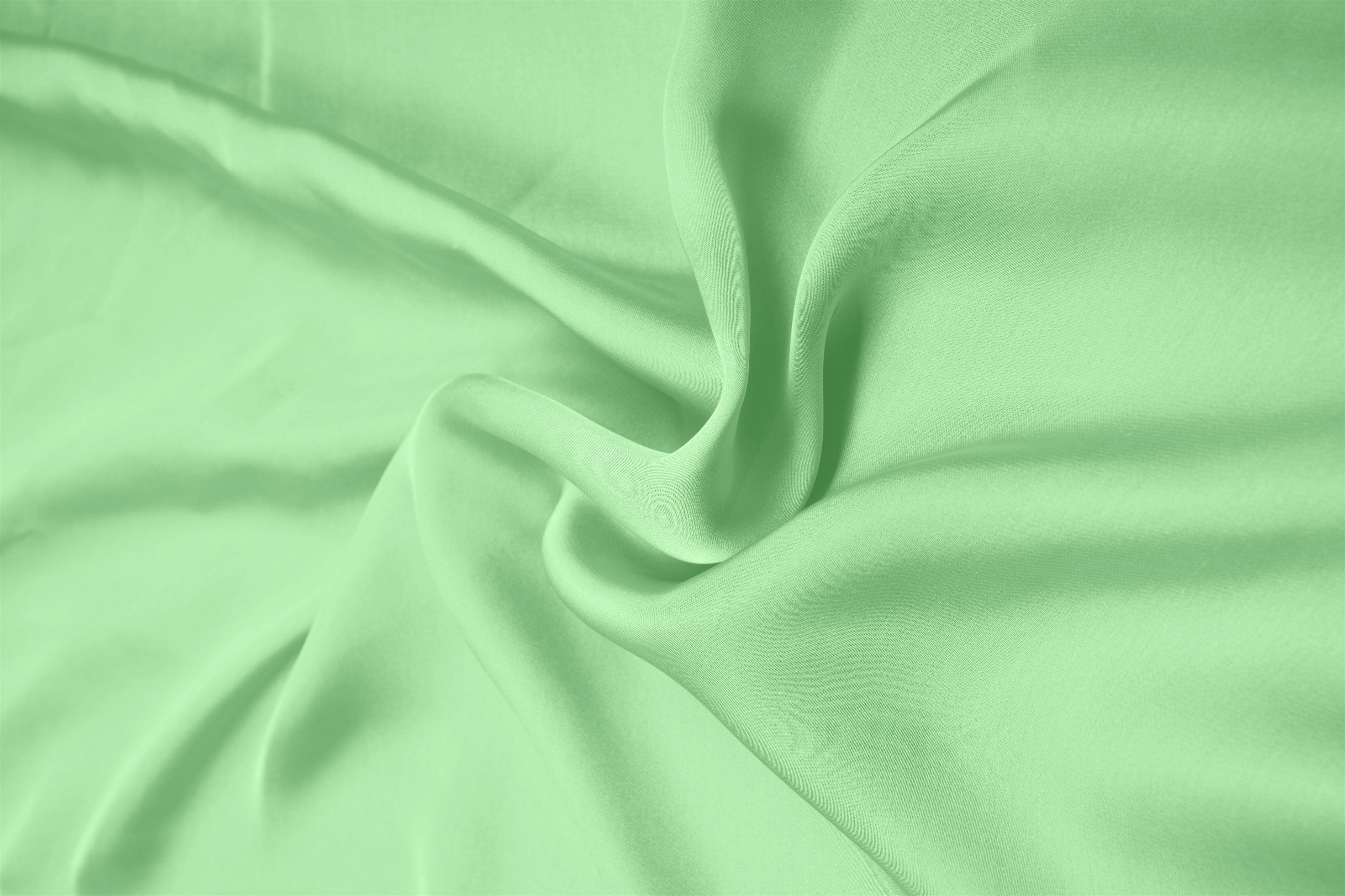 Pista Green Plain Dyed Satin Georgette Fabric