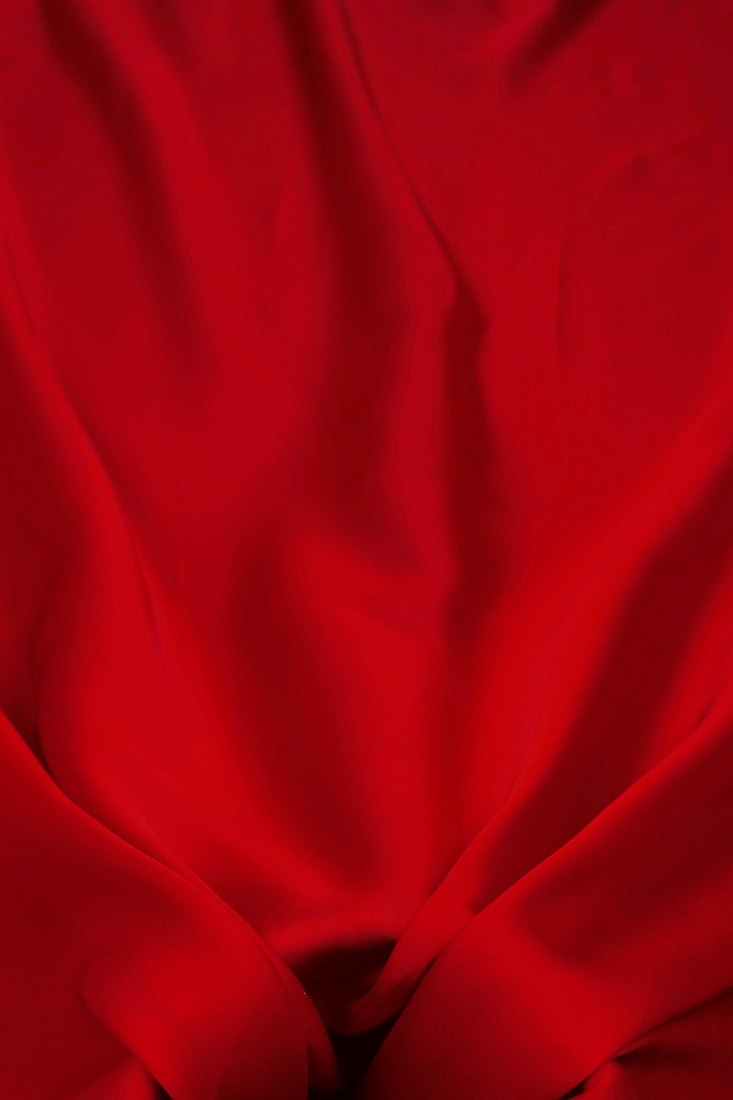 Red shop georgette fabric