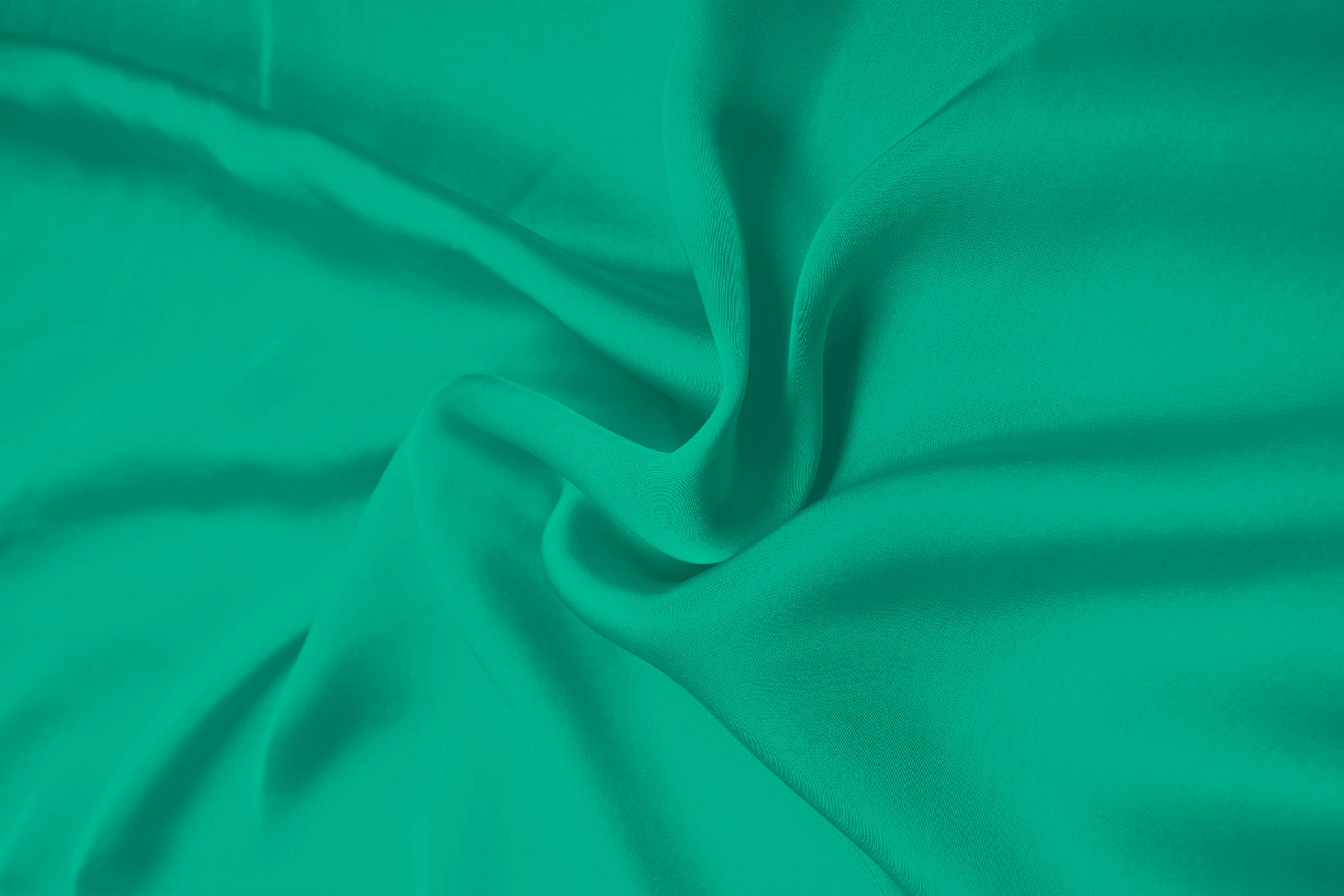 Sea Green Plain Dyed Satin Georgette Fabric