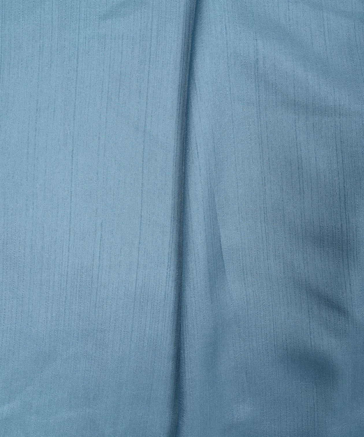 Aqua Blue Plain Satin Georgette Slub Fabric