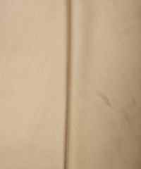 Biege Plain Satin Georgette Slub Fabric