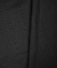 Black Plain Satin Georgette Slub Fabric