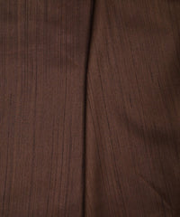 Coffee Brown Plain Satin Georgette Slub Fabric