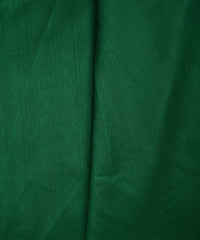 Dark Green Plain Satin Georgette Slub Fabric