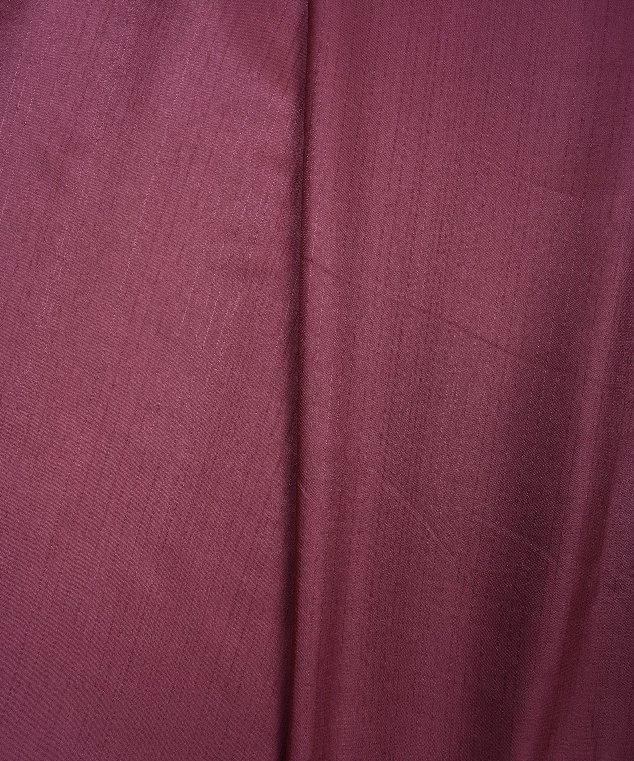 Dark Onion Plain Satin Georgette Slub Fabric