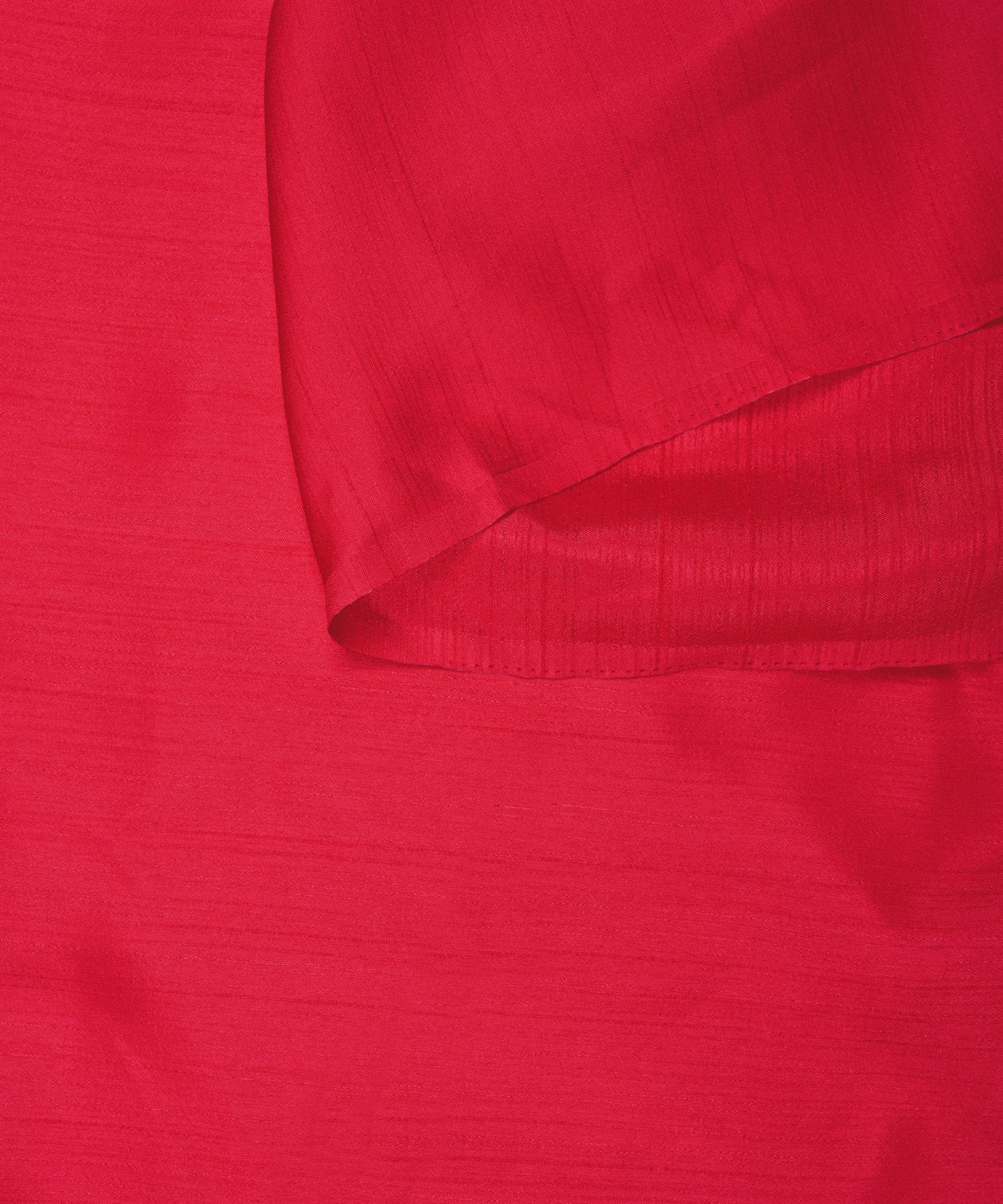 Hot Pink Plain Satin Georgette Slub Fabric