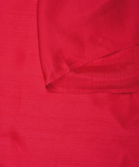 Hot Pink Plain Satin Georgette Slub Fabric