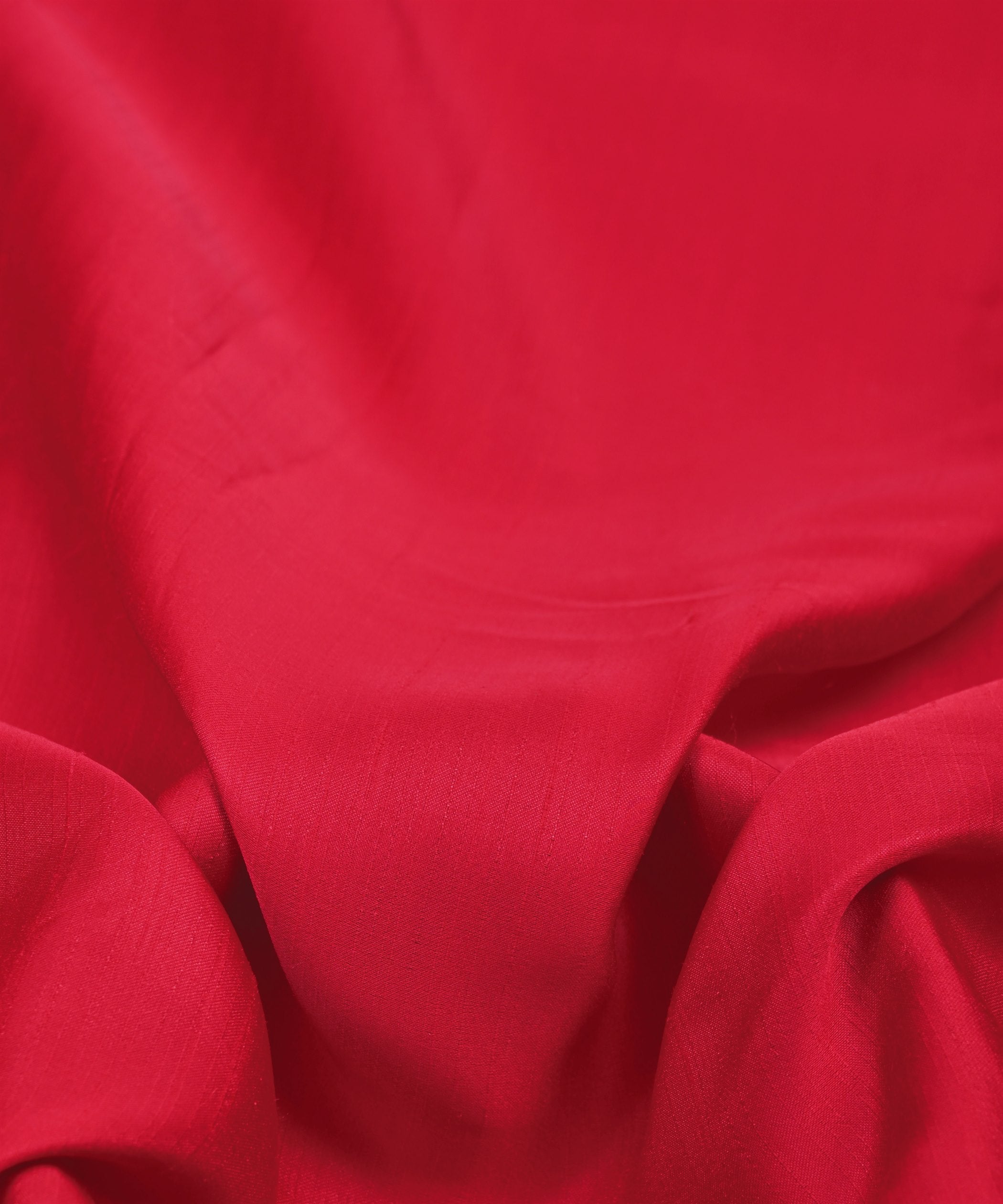 Hot Pink Plain Satin Georgette Slub Fabric