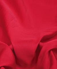 Hot Pink Plain Satin Georgette Slub Fabric