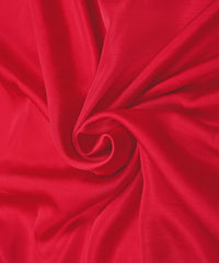 Hot Pink Plain Satin Georgette Slub Fabric