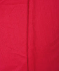 Hot Pink Plain Satin Georgette Slub Fabric