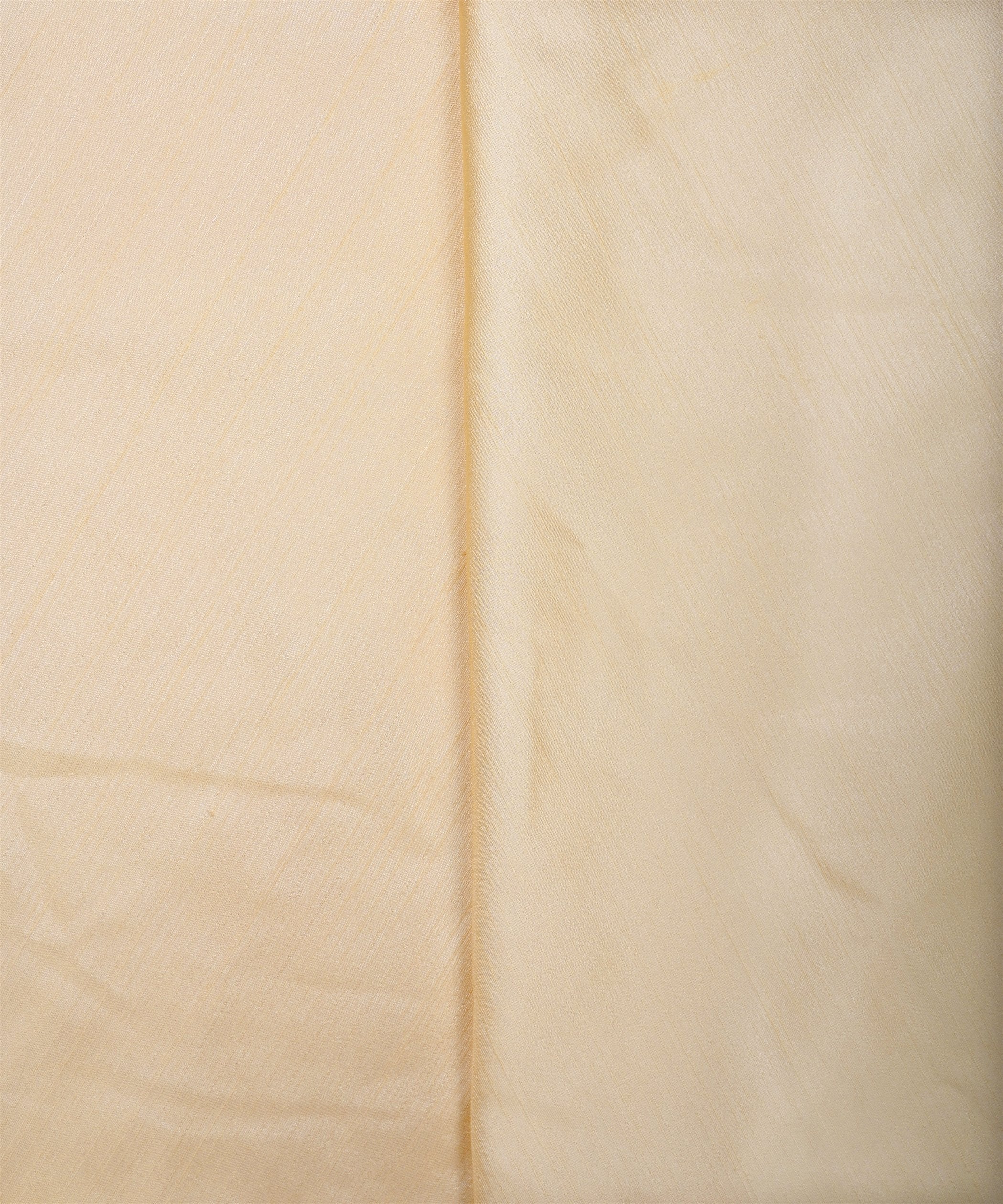 Light Biege Plain Satin Georgette Slub Fabric