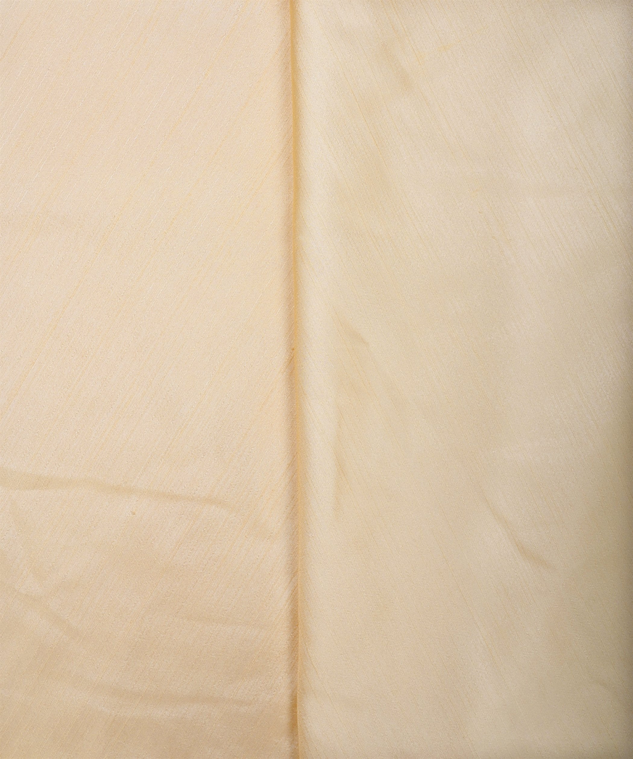 Light Biege Plain Satin Georgette Slub Fabric