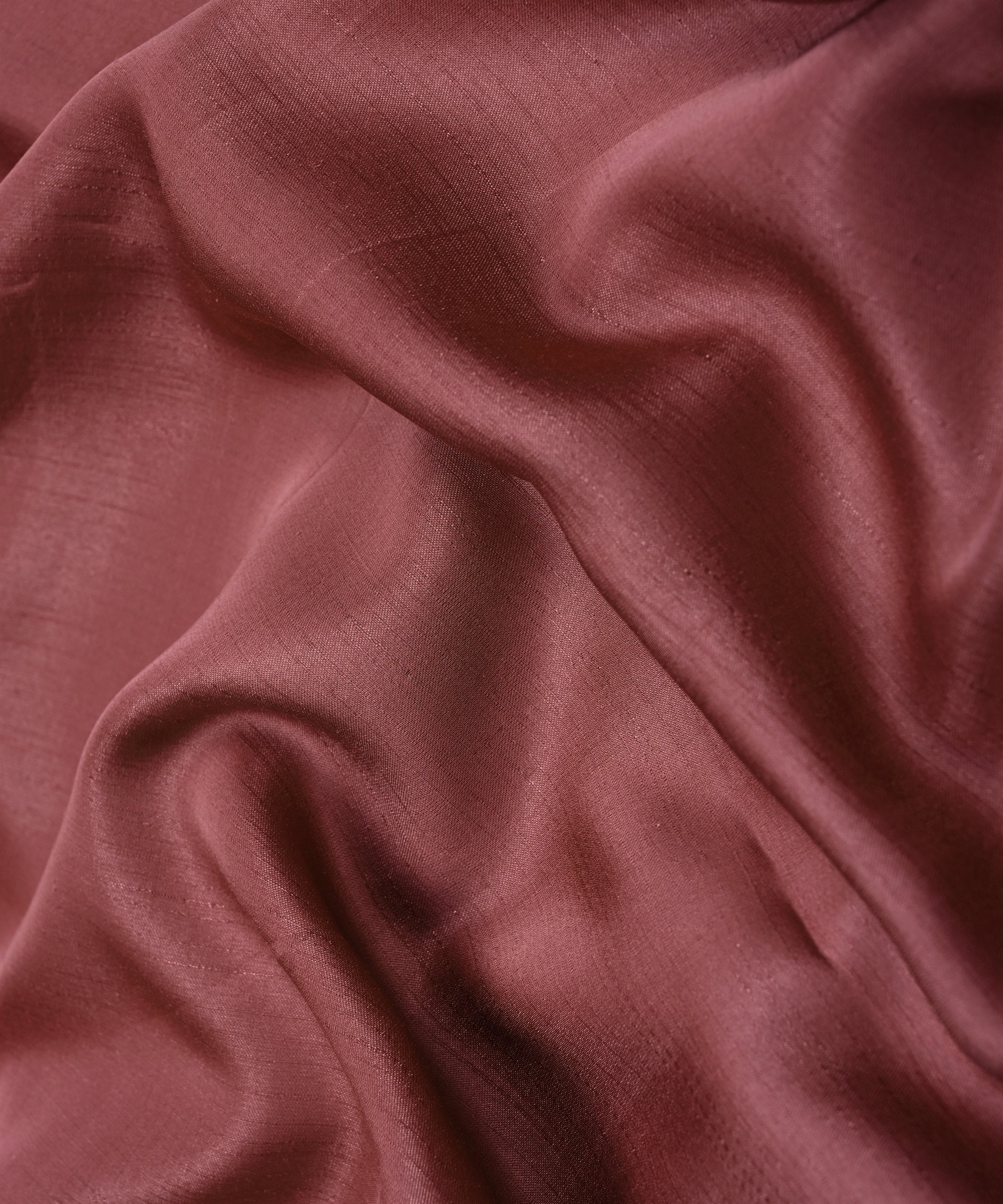 Light Brown Plain Satin Georgette Slub Fabric