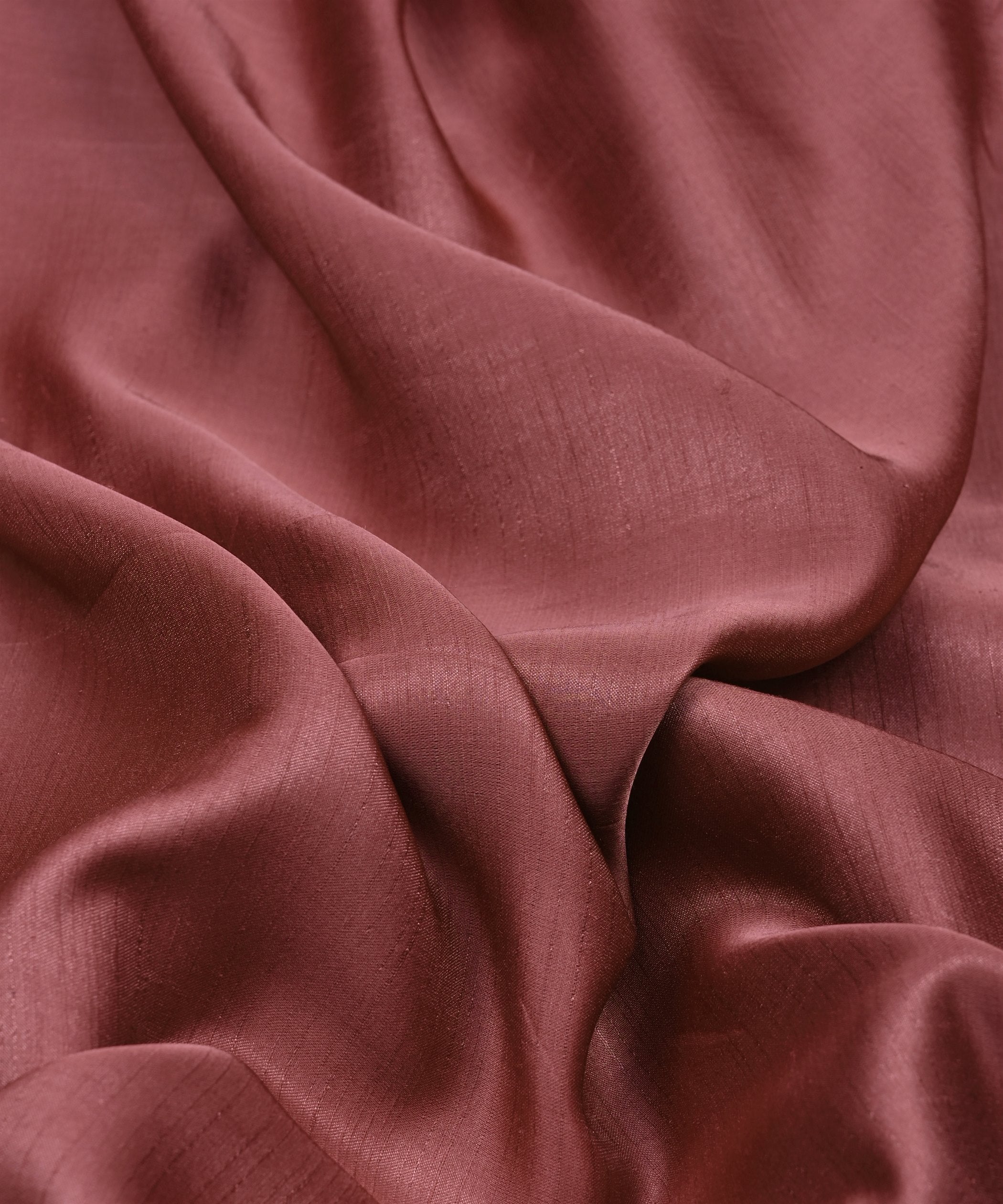 Light Brown Plain Satin Georgette Slub Fabric