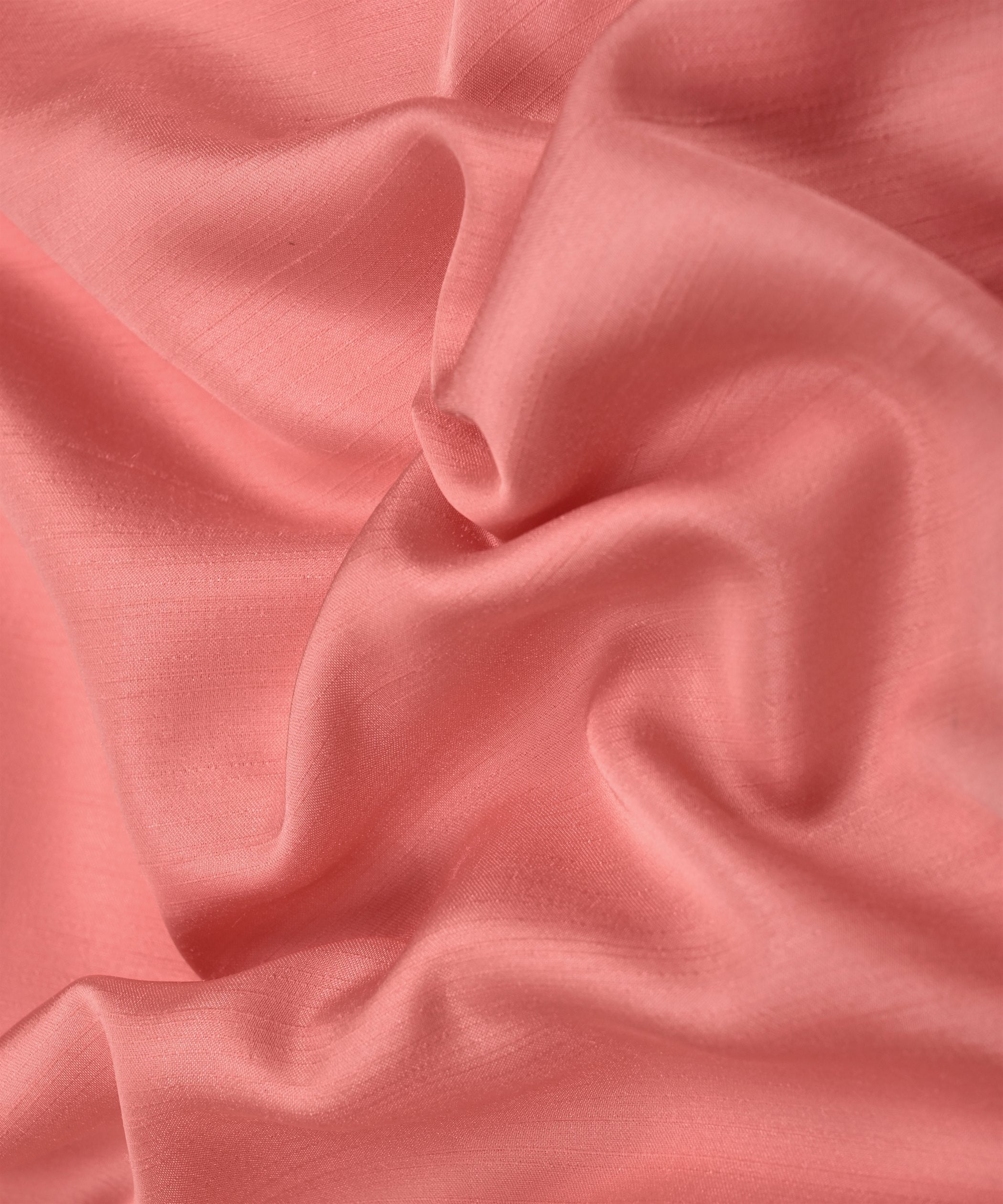 Light Pink Plain Satin Georgette Slub Fabric