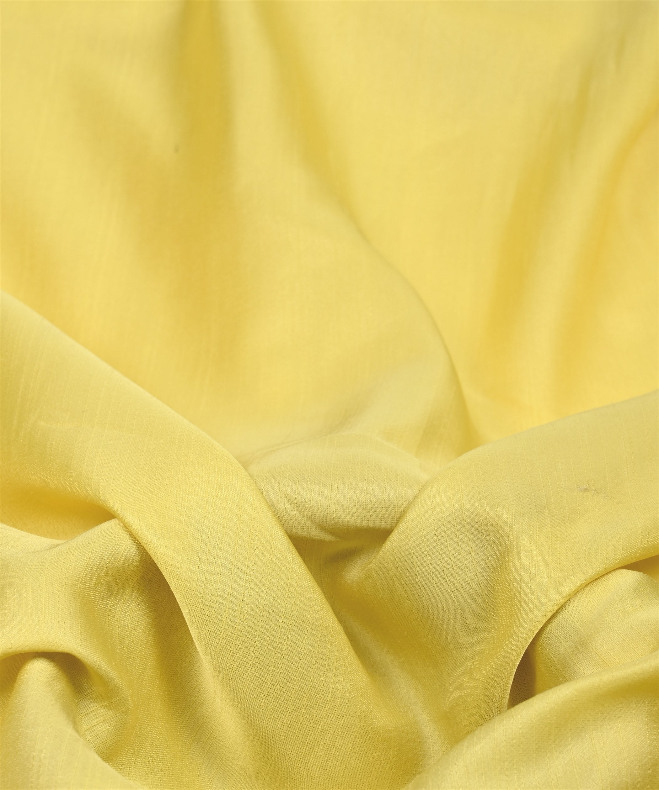 Lime Yellow Plain Satin Georgette Slub Fabric