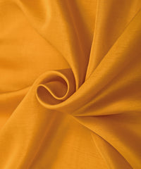 Mustard Yellow Plain Satin Georgette Slub Fabric
