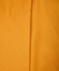 Mustard Yellow Plain Satin Georgette Slub Fabric