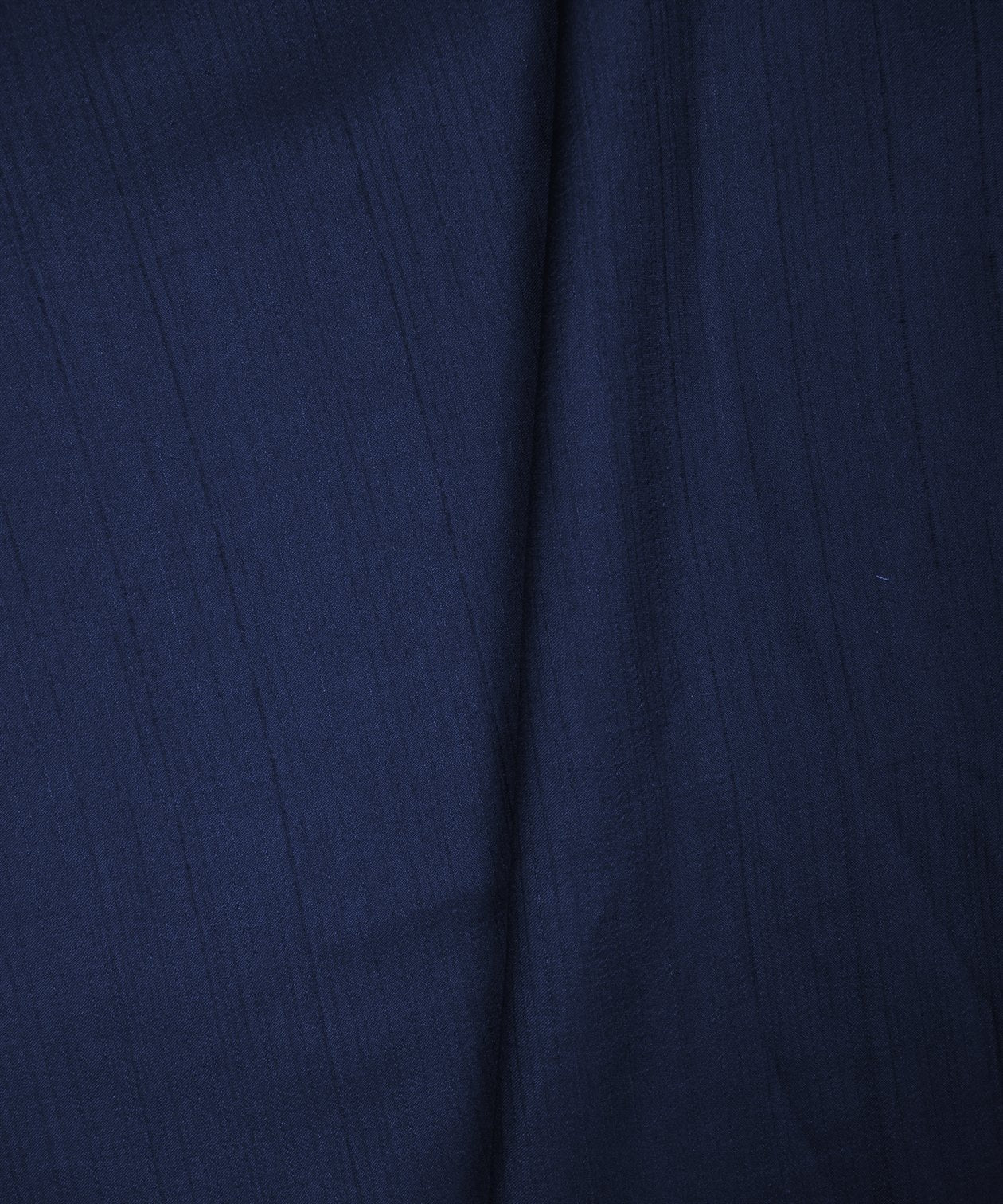 Navy Blue Plain Satin Georgette Slub Fabric