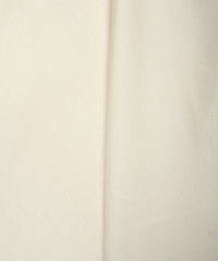 Off-White Plain Satin Georgette Slub Fabric