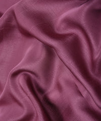 Onion Pink Plain Satin Georgette Slub Fabric
