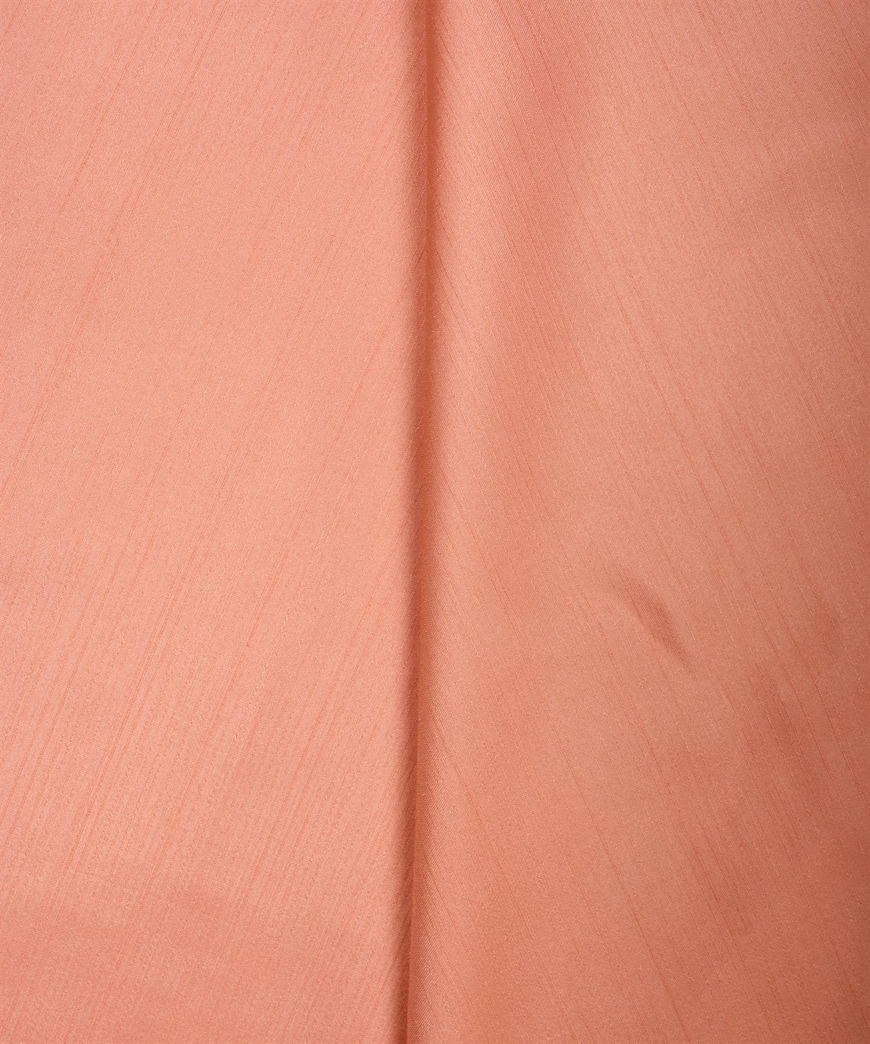 Peach Plain Satin Georgette Slub Fabric