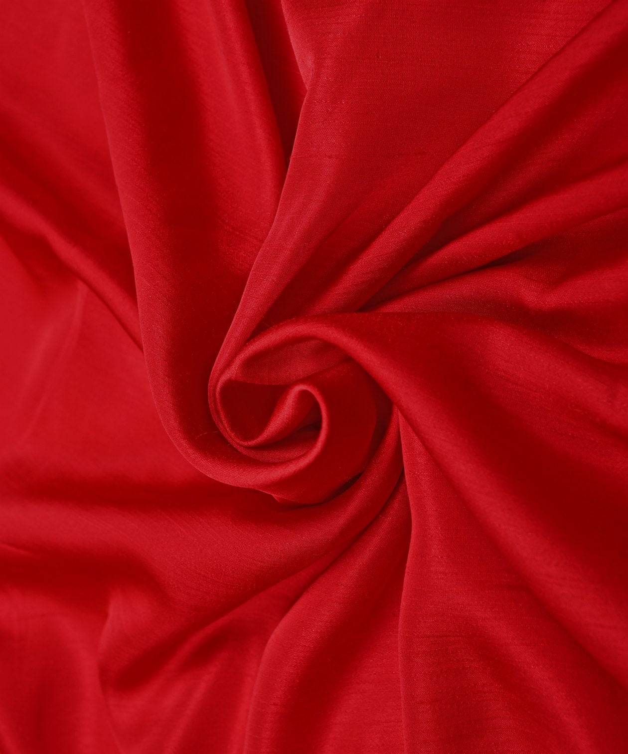 Red Plain Satin Georgette Slub Fabric