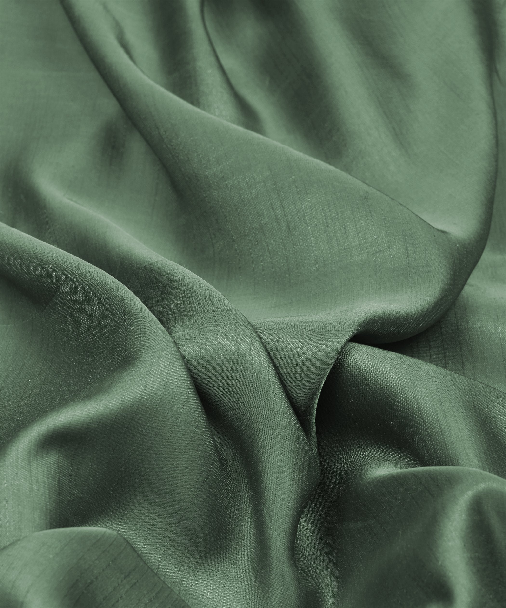Sea Green Plain Satin Georgette Slub Fabric