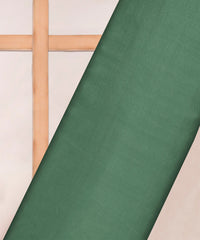 Sea Green Plain Satin Georgette Slub Fabric