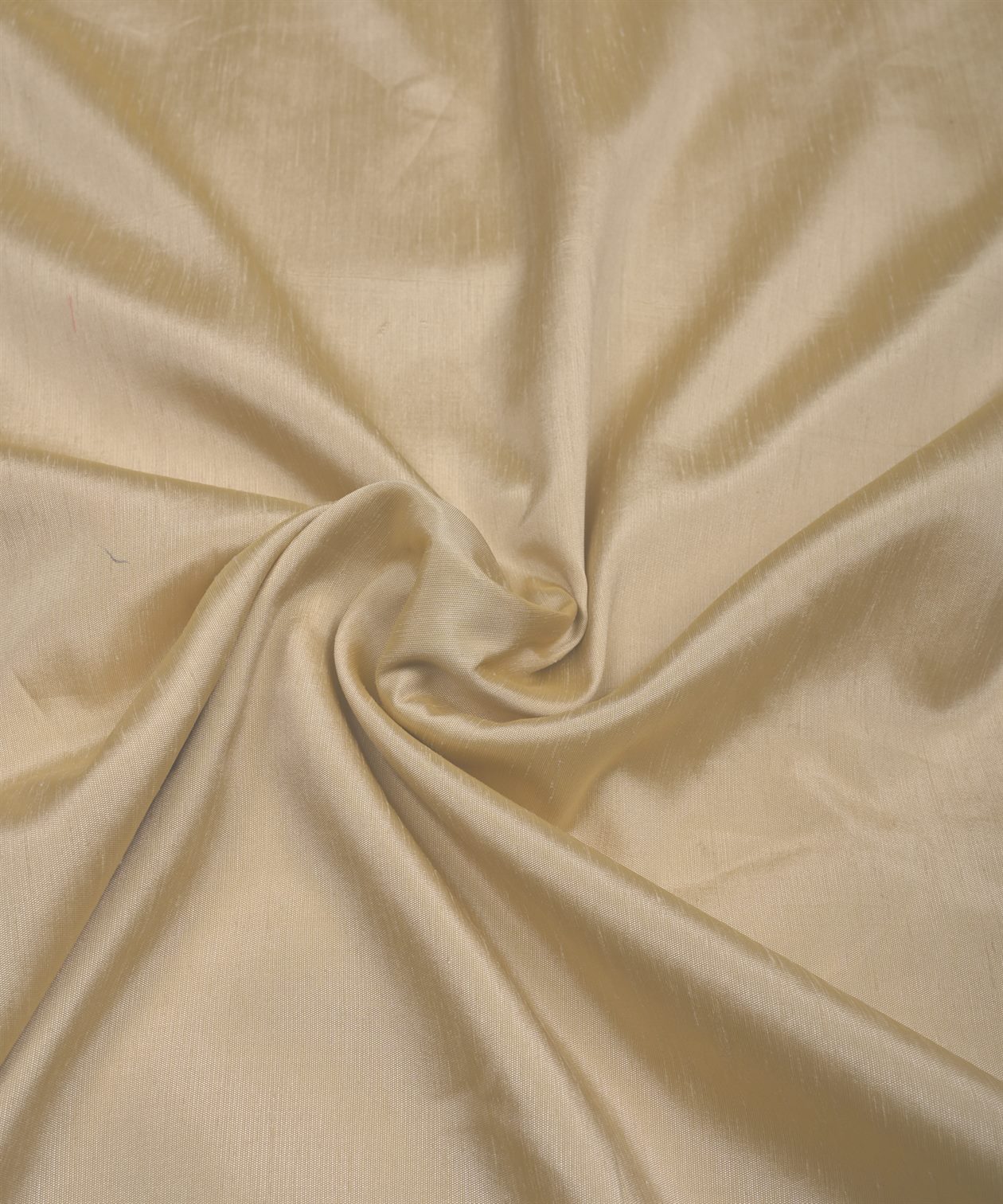 Bone White Plain Dyed Satin Slub Fabric