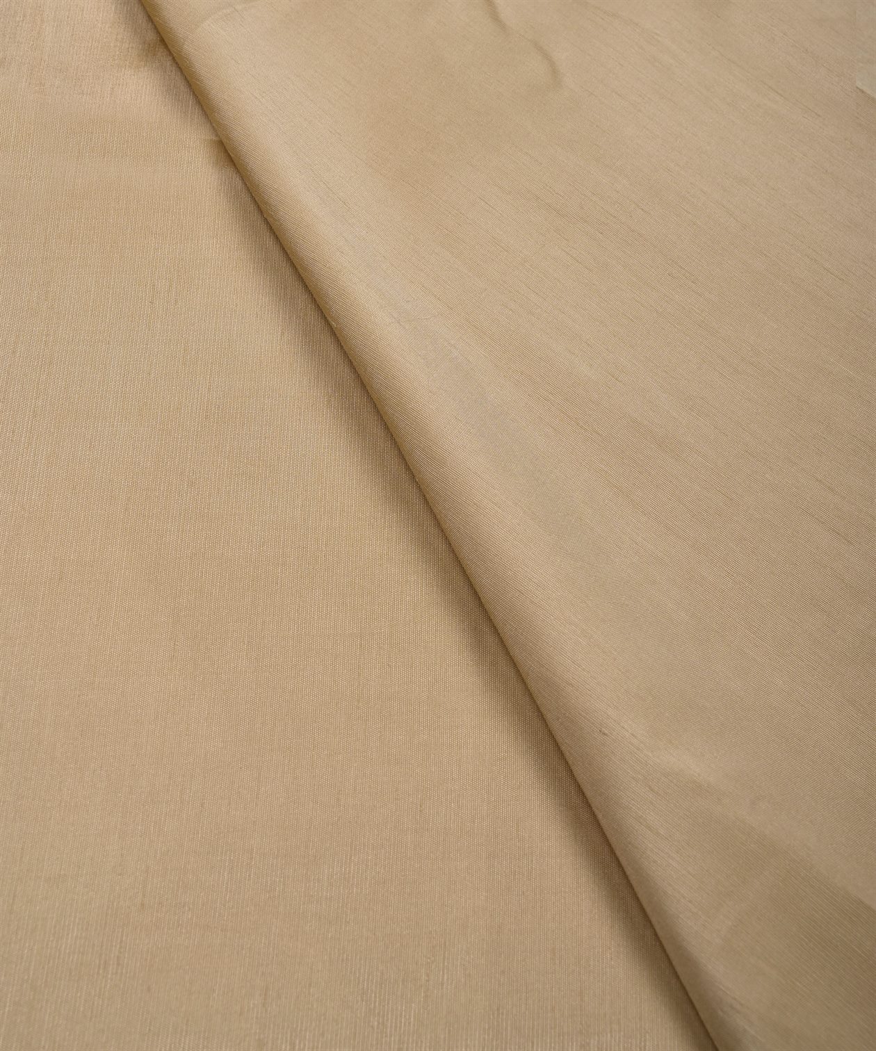 Bone White Plain Dyed Satin Slub Fabric