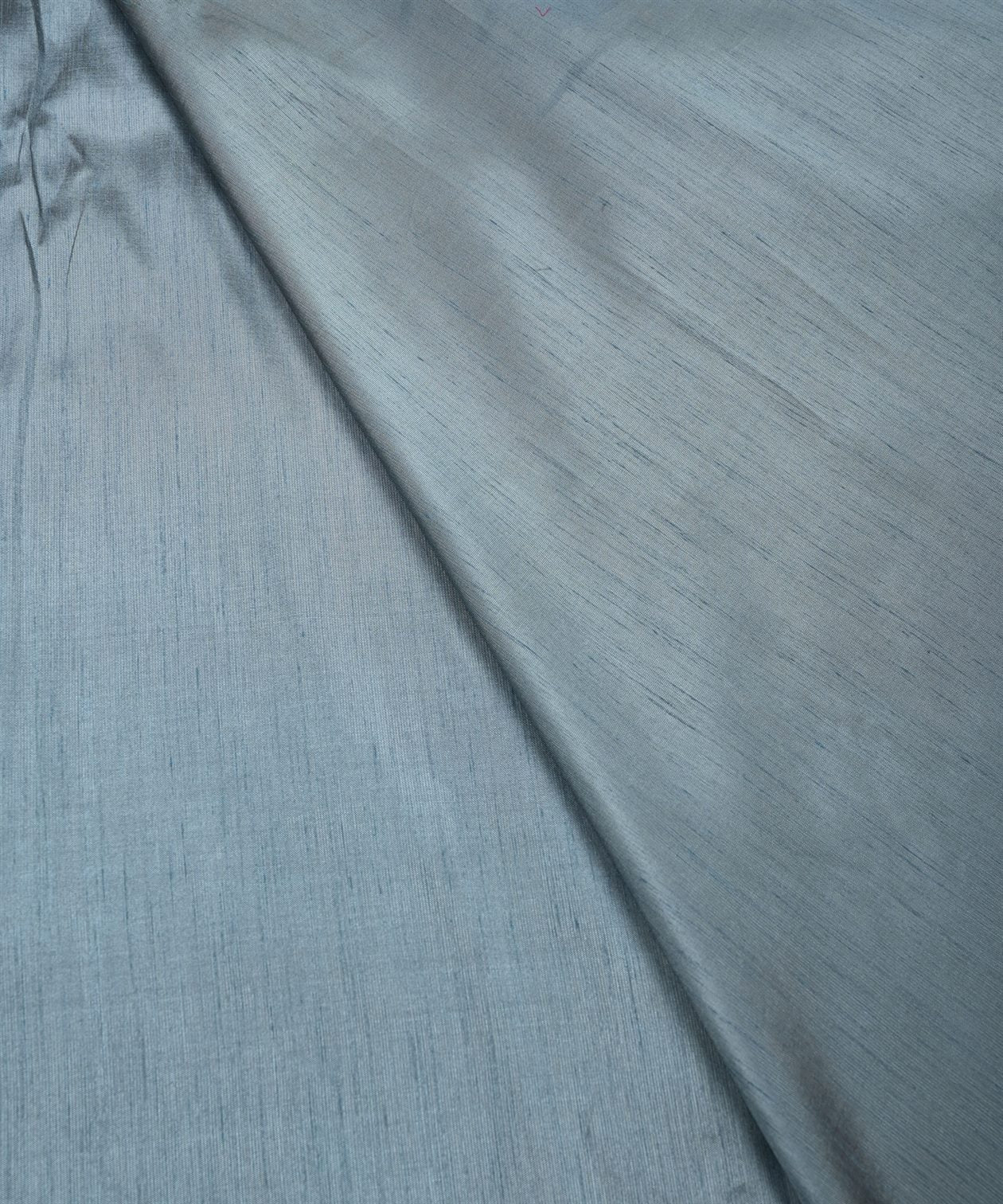 Grey Plain Dyed Satin Slub Fabric