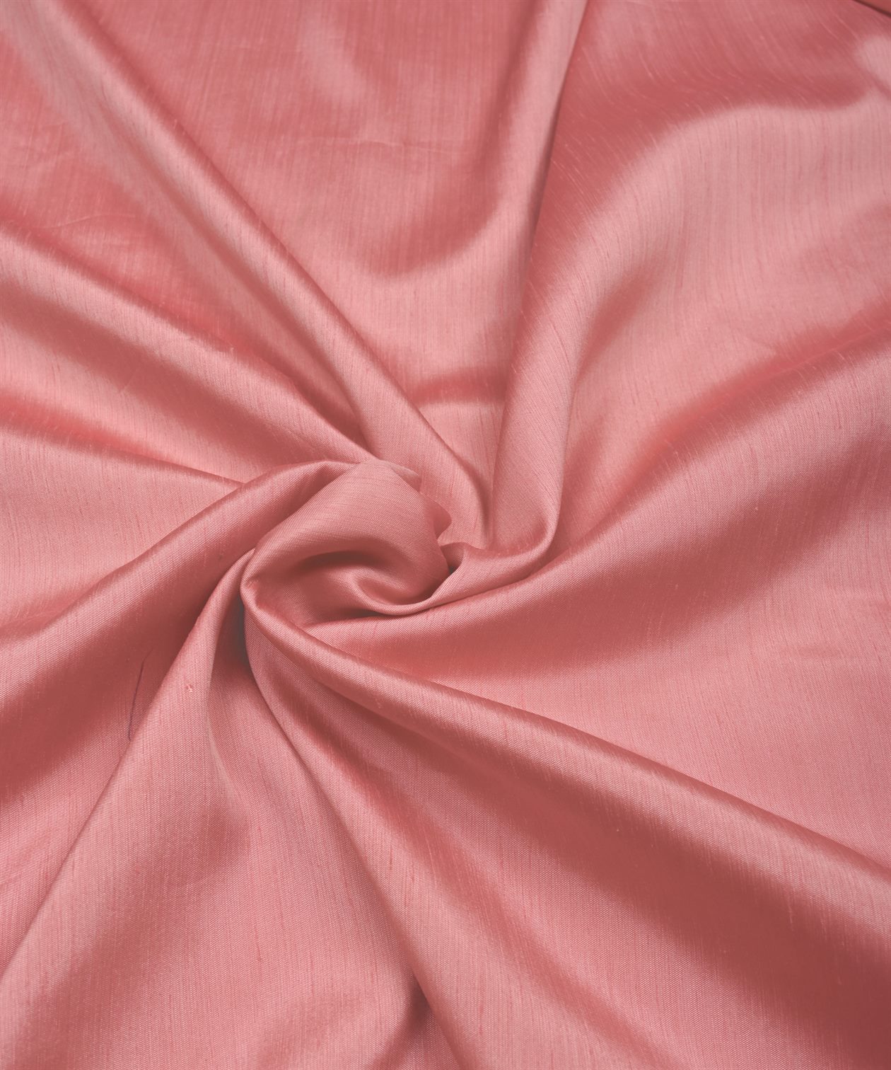 Light Pink Plain Dyed Satin Slub Fabric