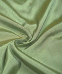 Olive Green Plain Dyed Satin Slub Fabric