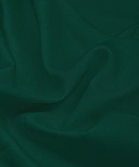 Bottle Green Plain Dyed Semi Muslin Fabric